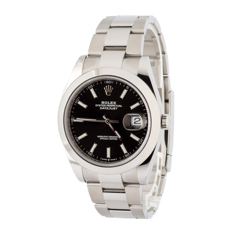 Rolex Datejust 41 Ref 126300 Black Dial - 2