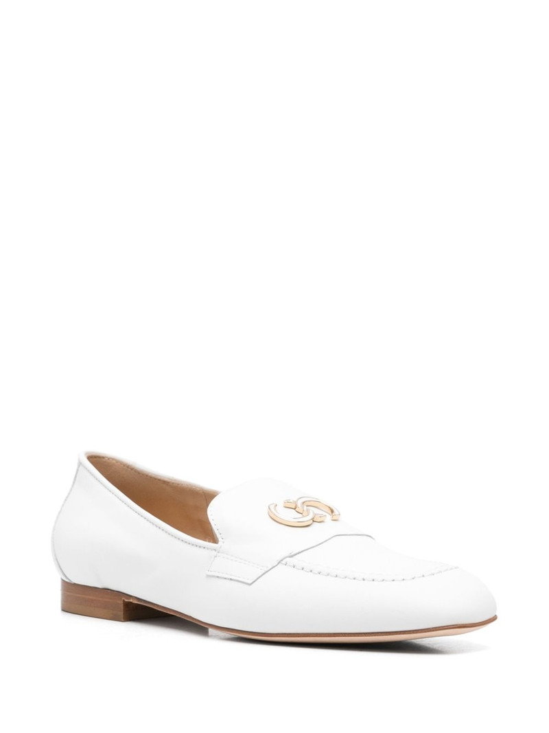 CASADEI leather loafers outlook