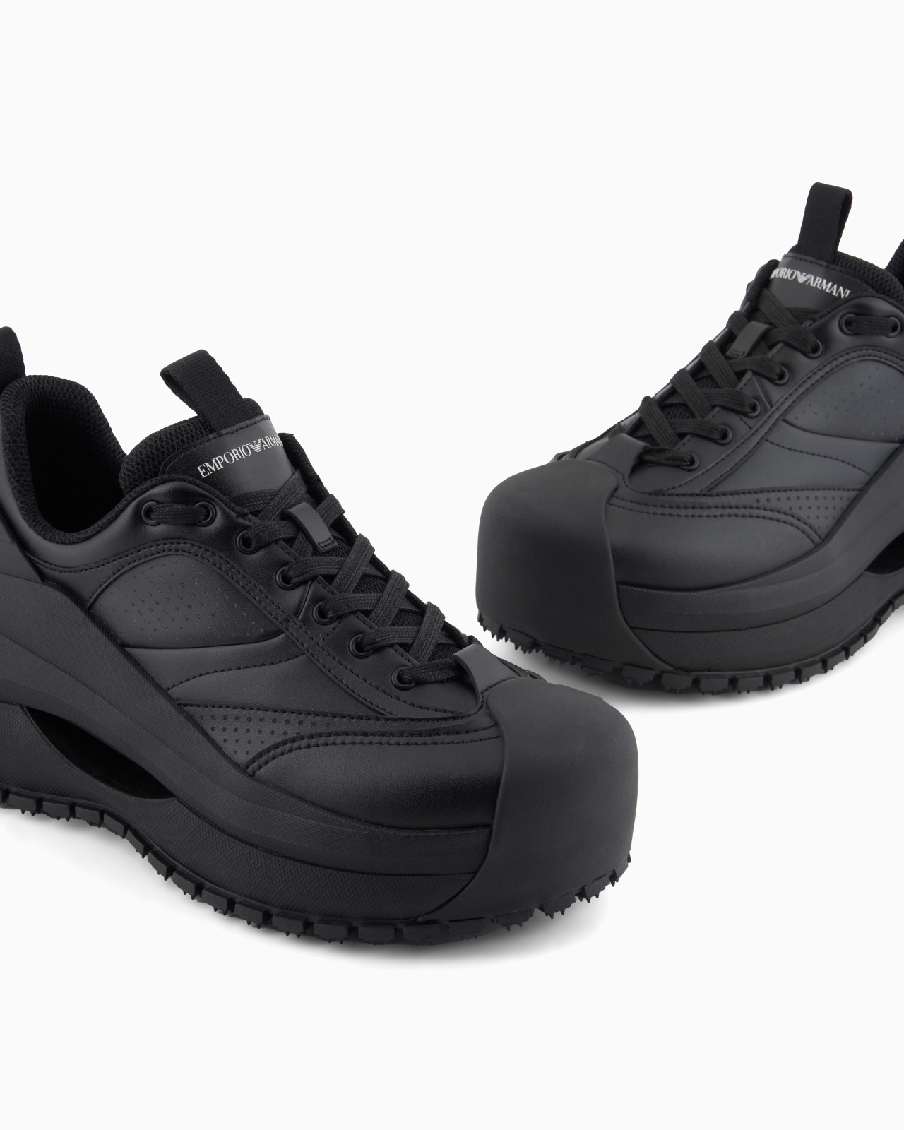 CHUNKY LEATHER SNEAKERS - 5