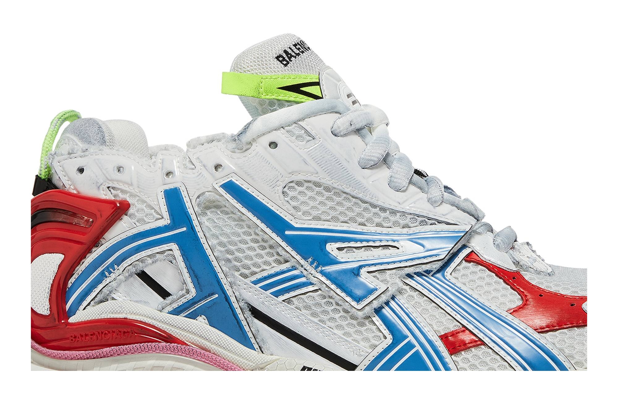 Balenciaga Runner Sneaker 'White Red Blue Pink' - 2