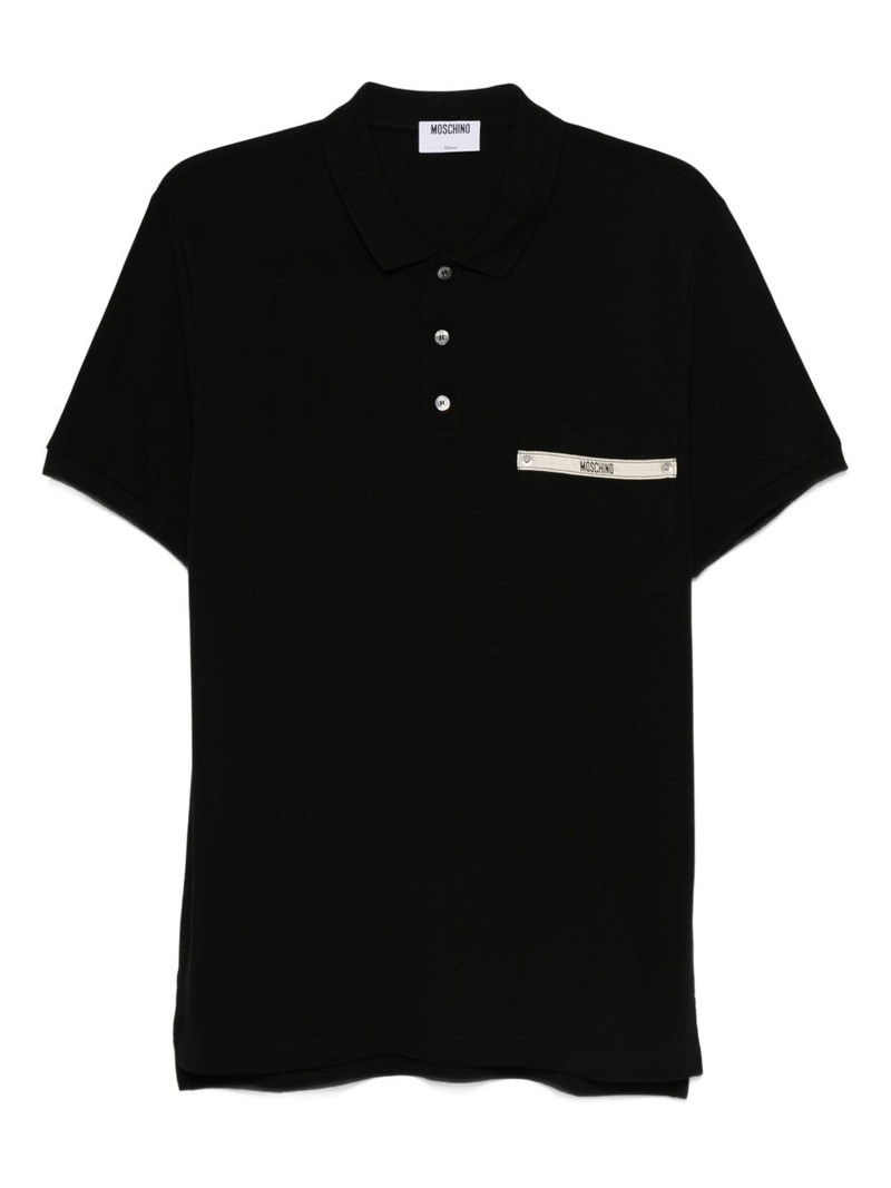 logo-print polo shirt 1