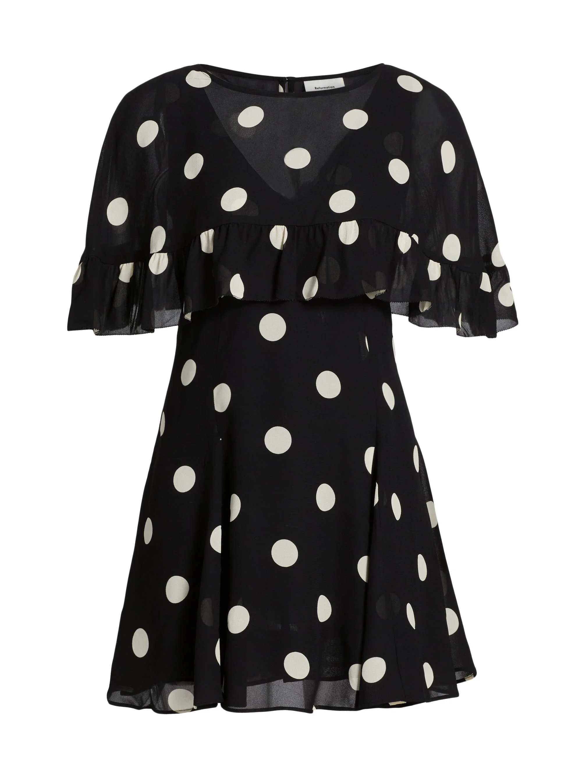 Women's Zelena Two-Piece A-Line Minidress & Shawl - Moon Dot - 1