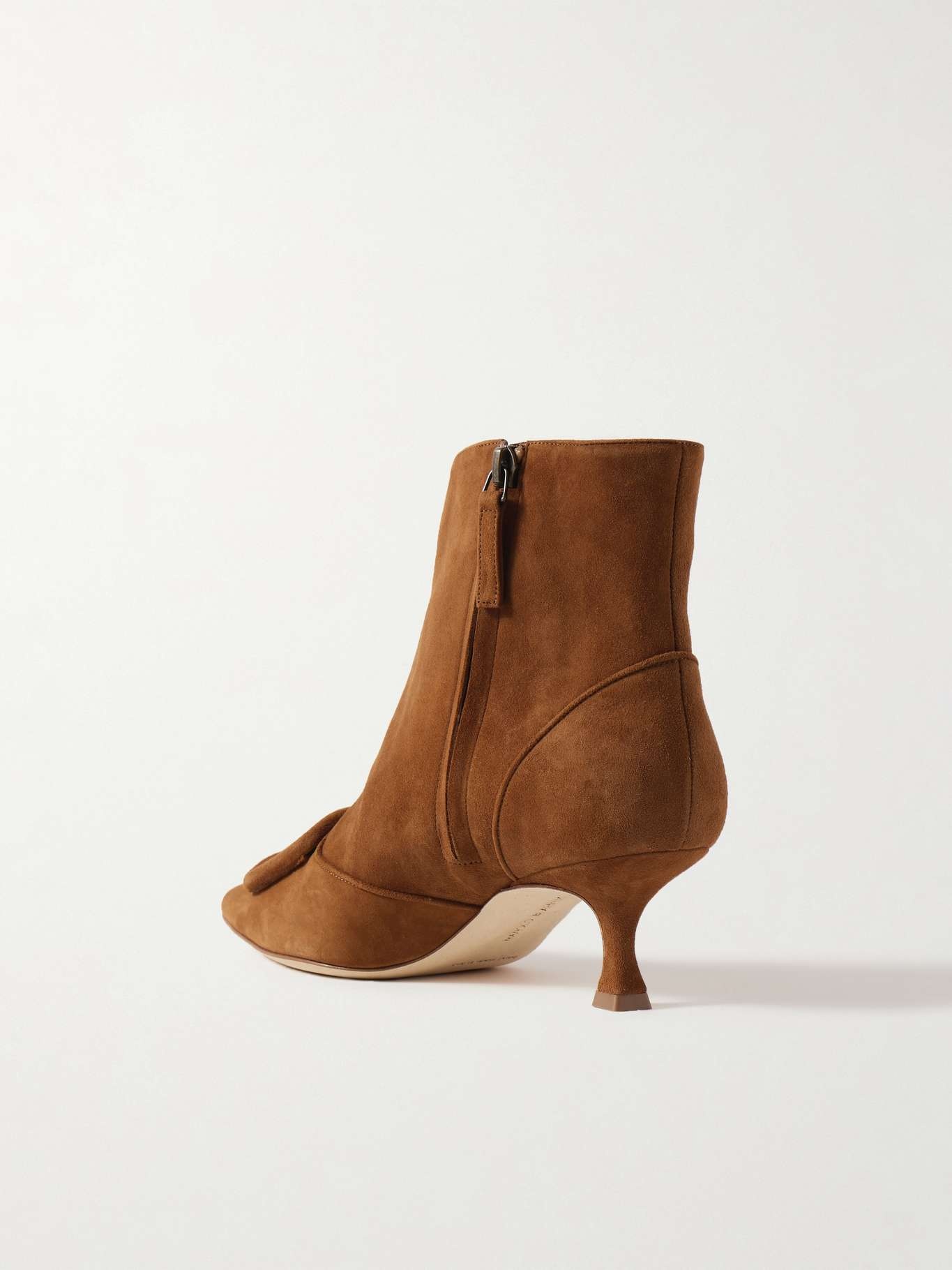 Baylow 50 buckled suede ankle boots - 3