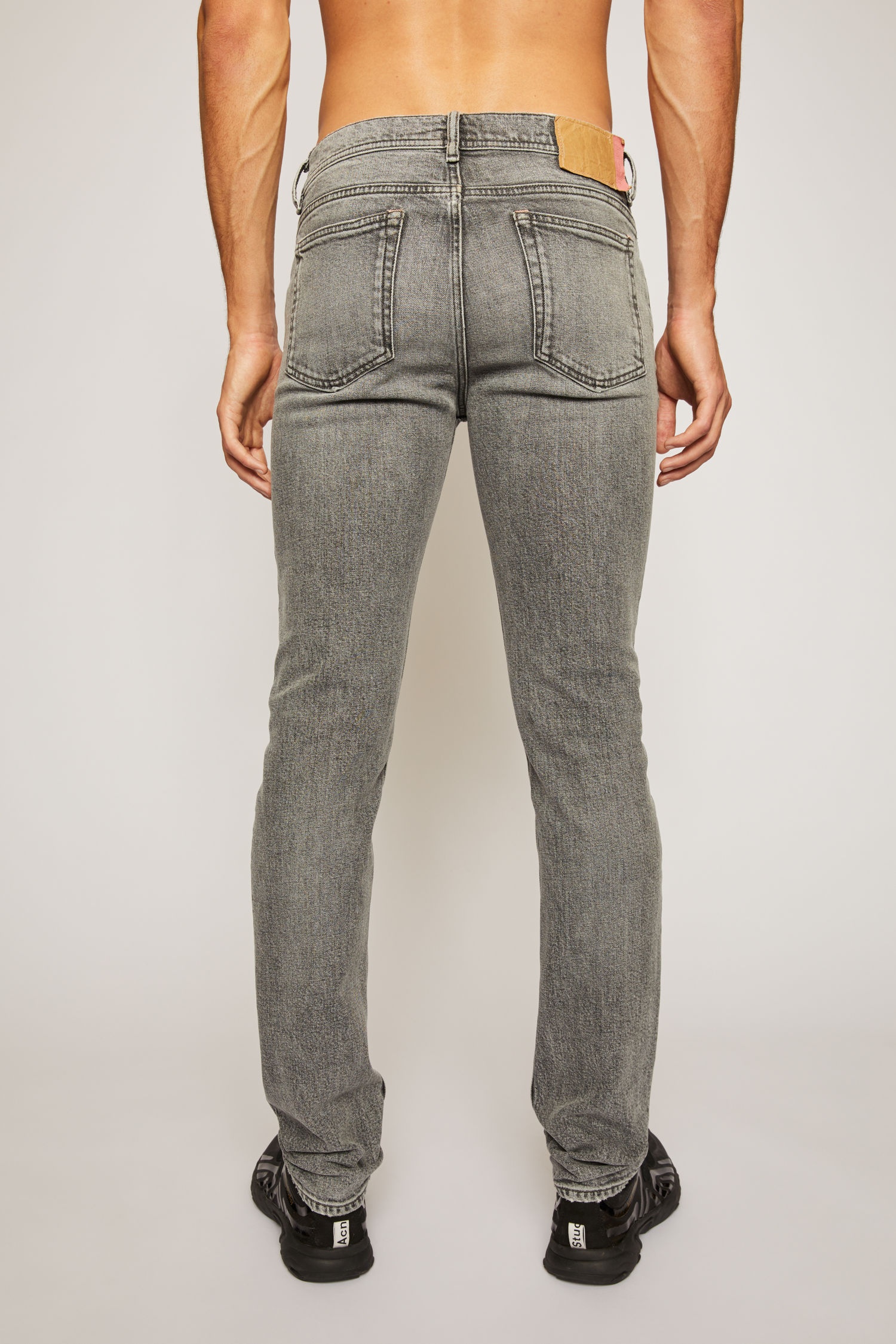 Mid-rise skinny jeans grey - 3