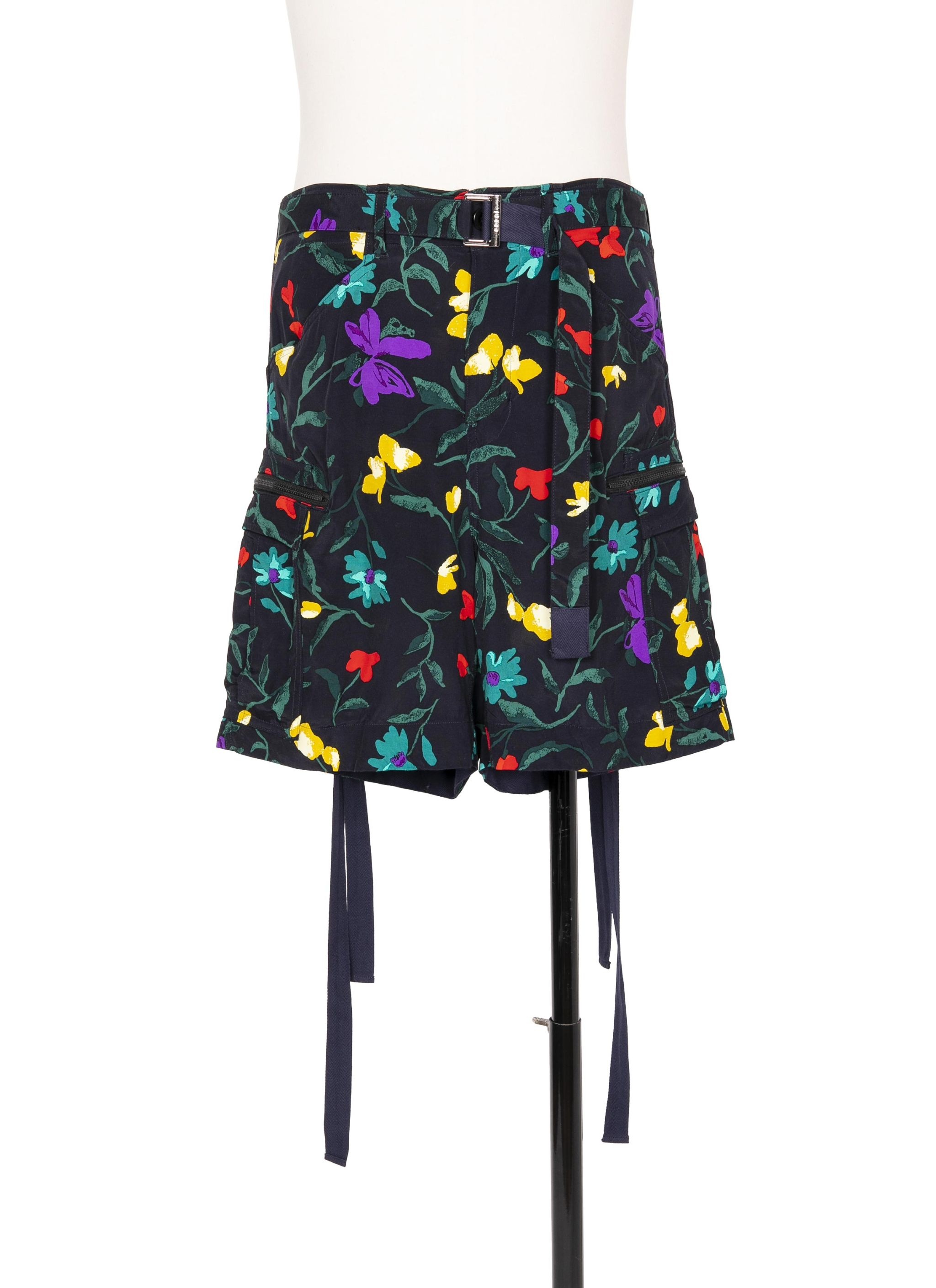 Floral Print Shorts - 1