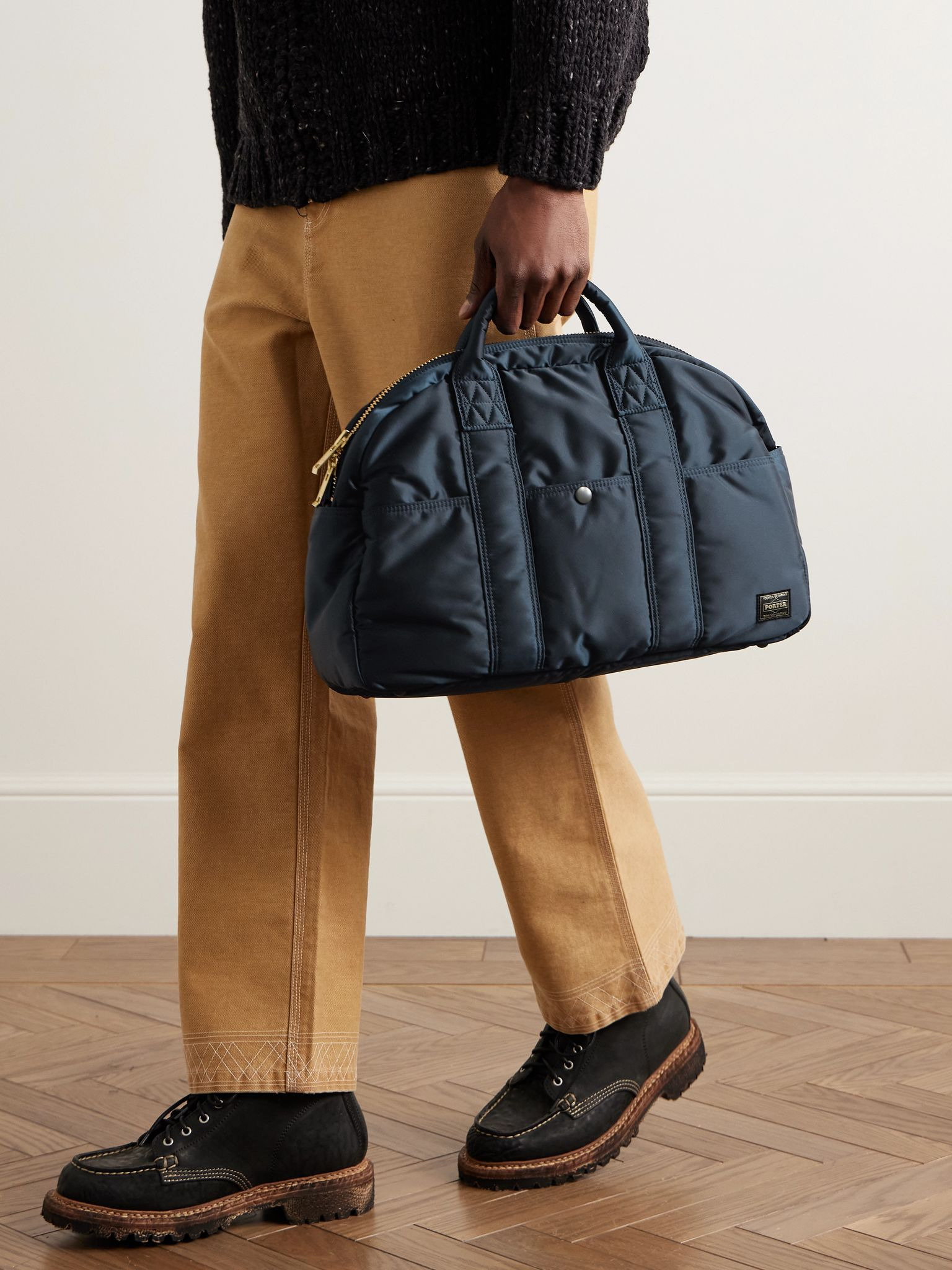 Tanker Boston Nylon Tote Bag Blue - 2