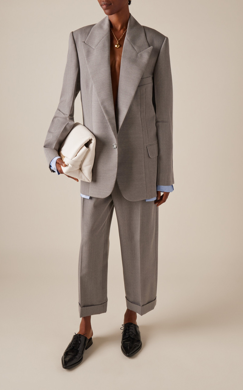 high-waist tailored 바지 3