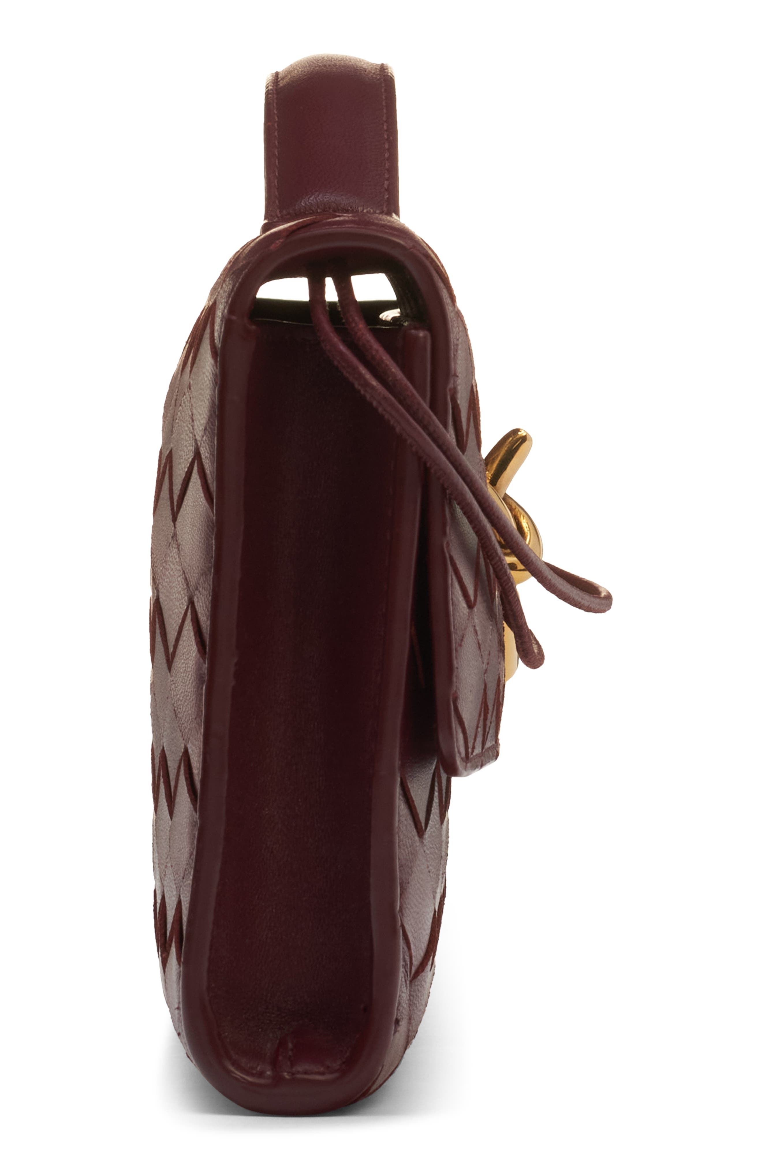 Bottega Veneta Long Andiamo Intrecciato Clutch Bag in 2250 Barolo-M Brass at Nordstrom - 5