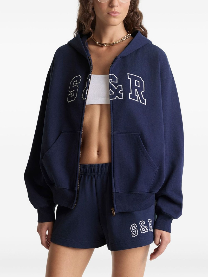Sporty & Rich zip hoodie outlook