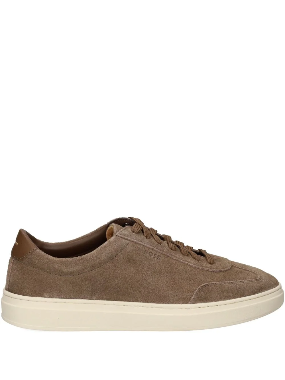 suede panelled sneakers - 1