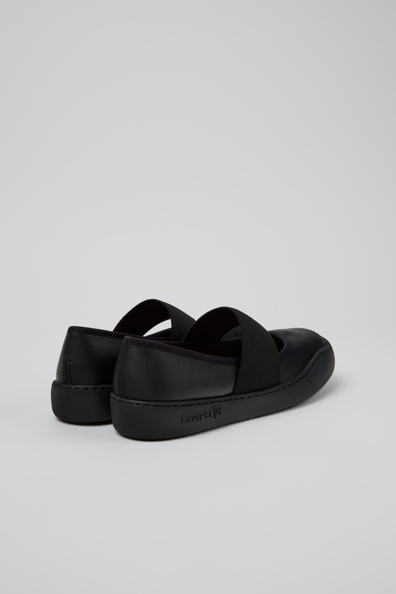 CAMPERLAB Black Leather Ballerinas for Women. outlook