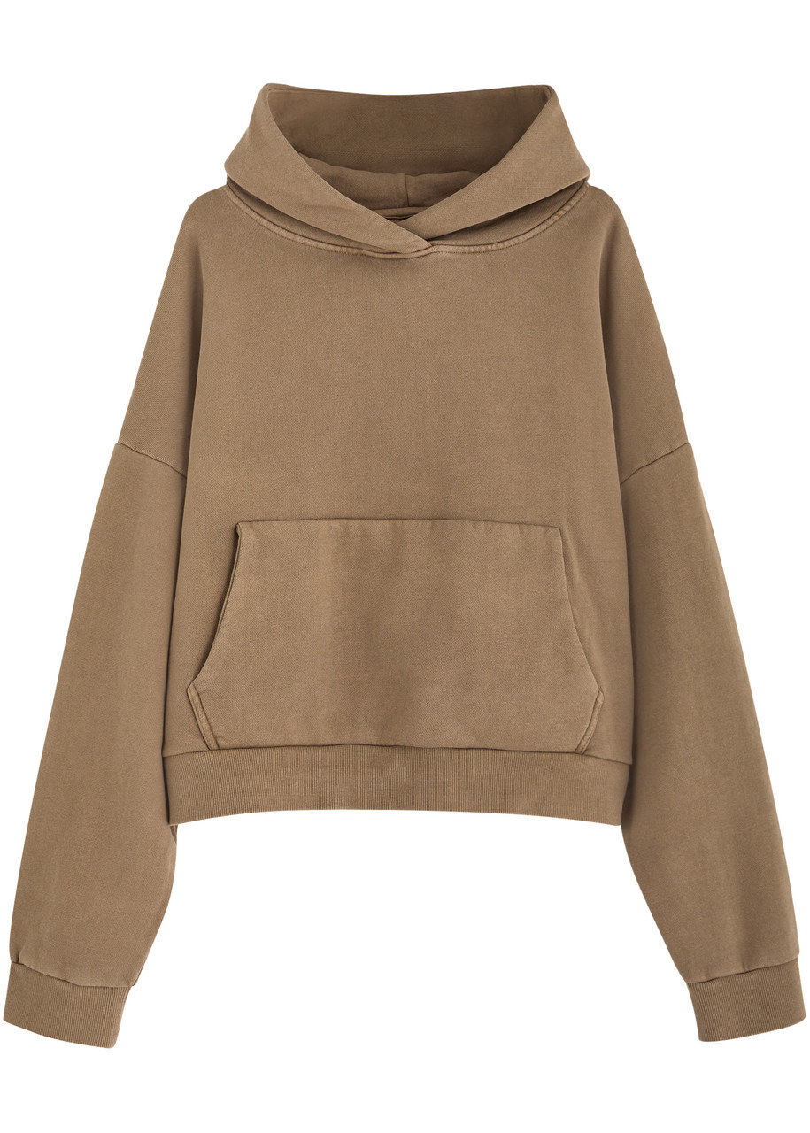 Entire Studios Faded Hooded Cotton Sweatshirt - 1