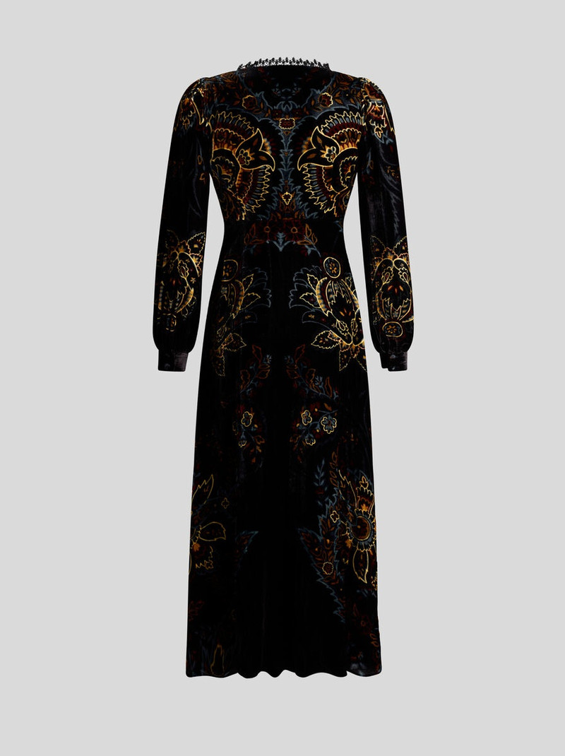 Etro PRINTED VELVET DRESS | REVERSIBLE