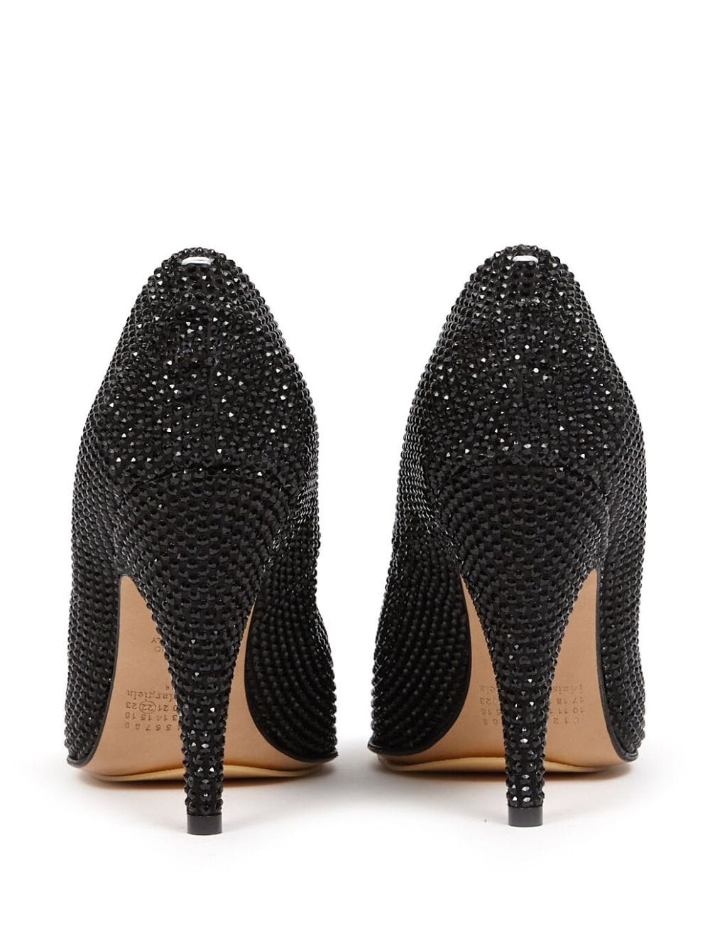 Tabi 110mm rhinestone court shoes - 3