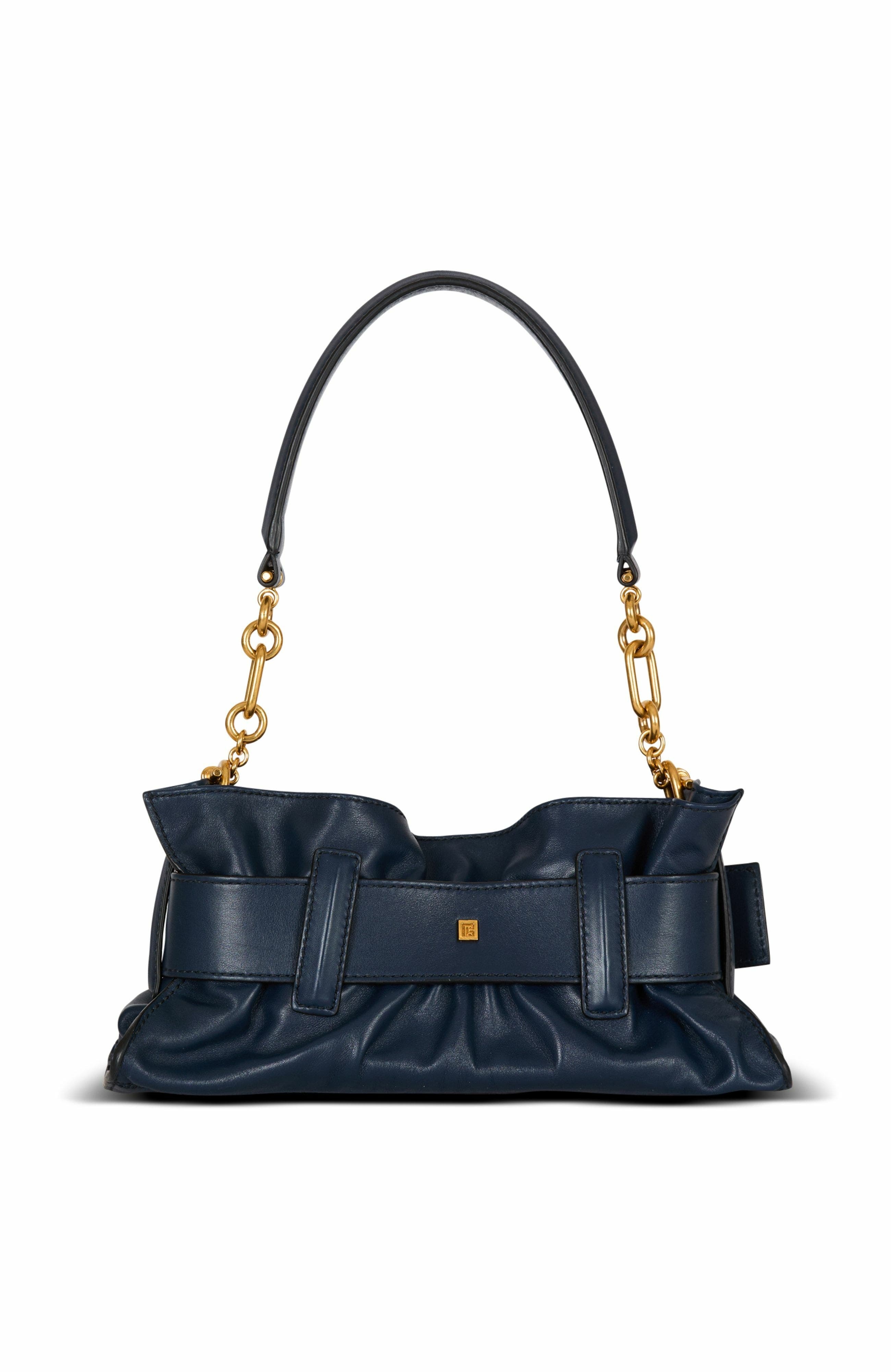 Balmain Mini Anthem Shoulder bag in leather in Blue at Nordstrom - 2