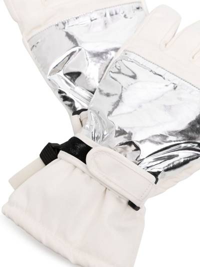 Yves Salomon panelled lambswool gloves outlook