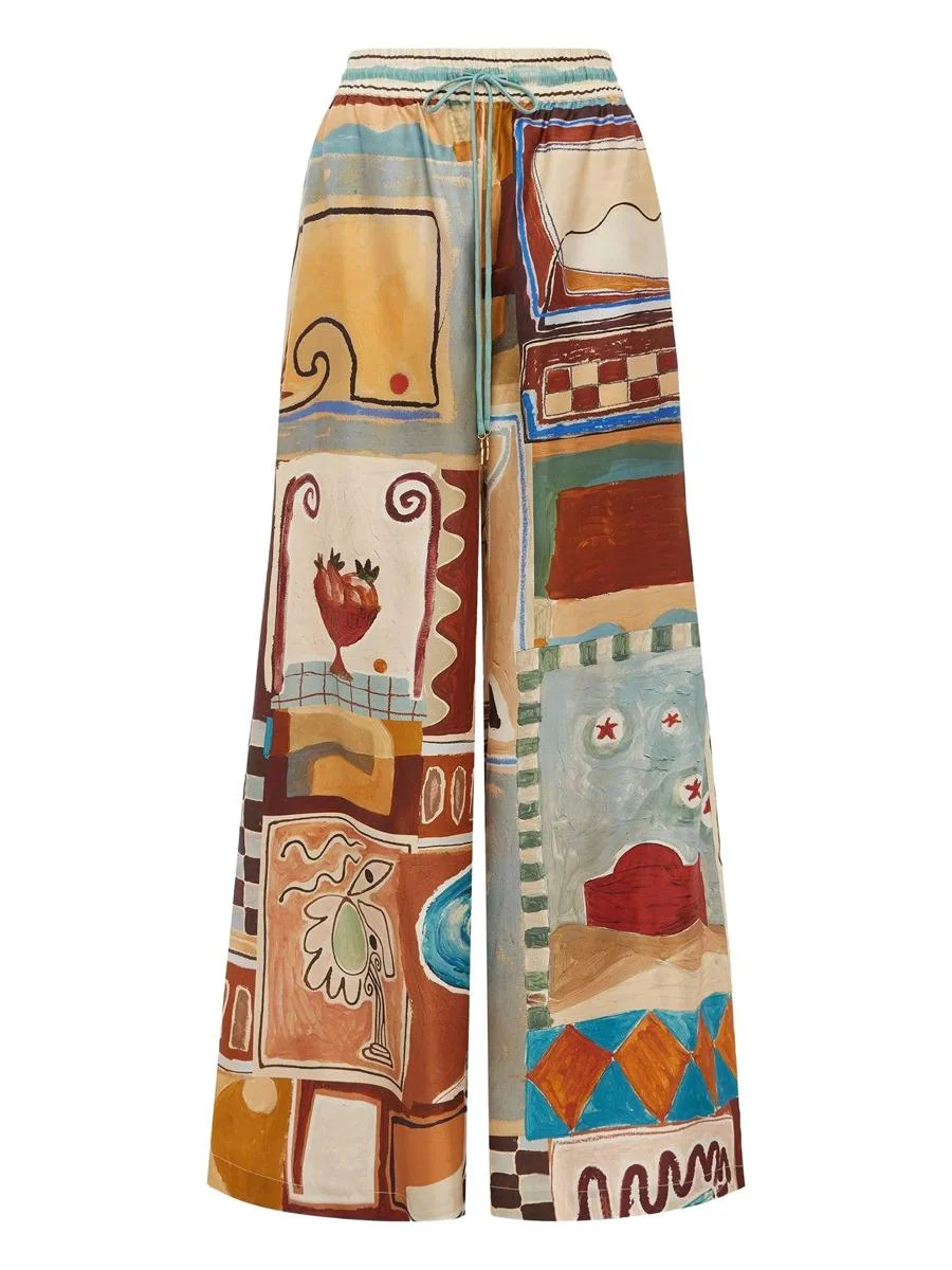 Alémais Michelle Silk Pant Clothing - 1