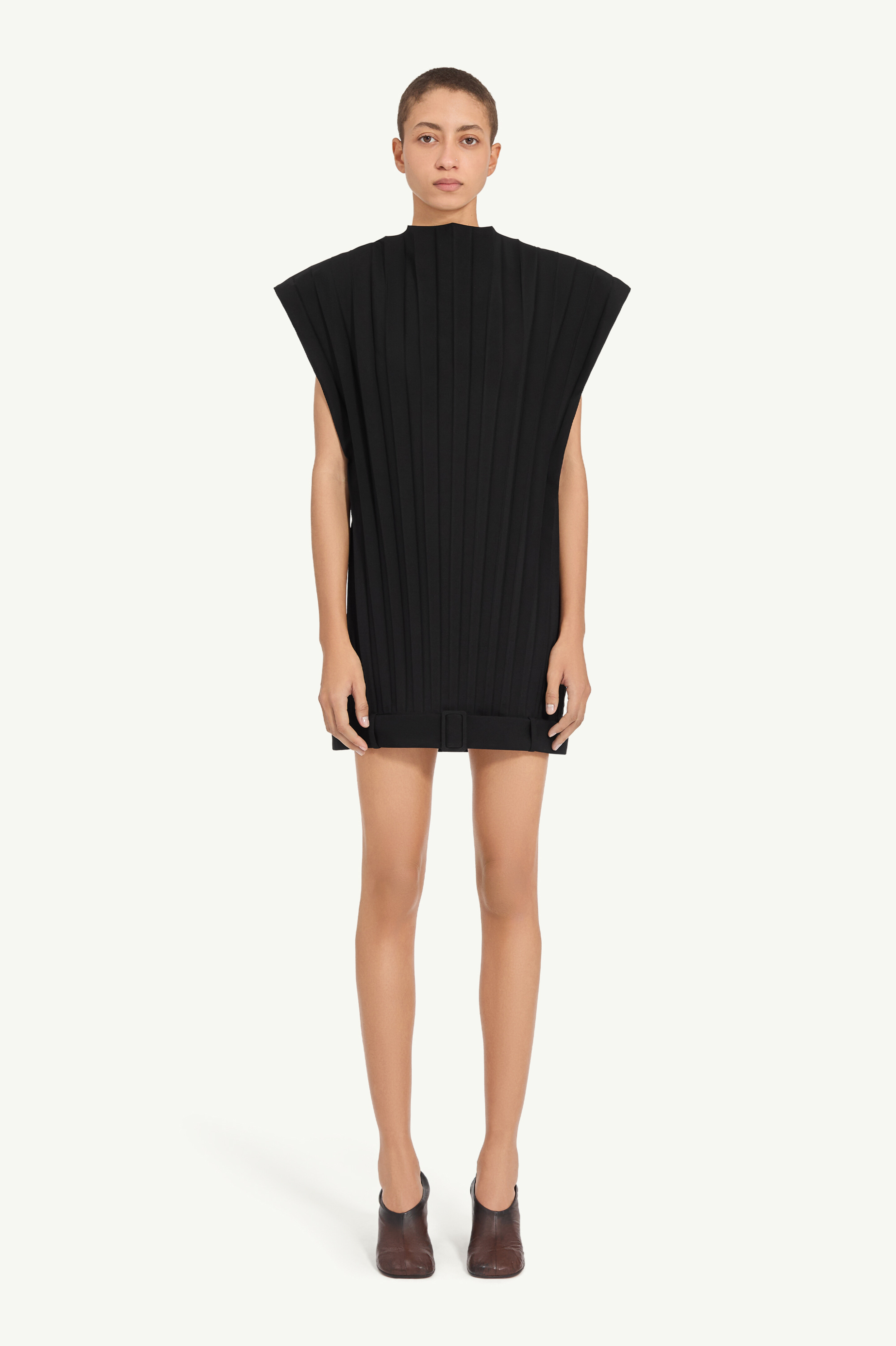 Wool blend mini dress - 2