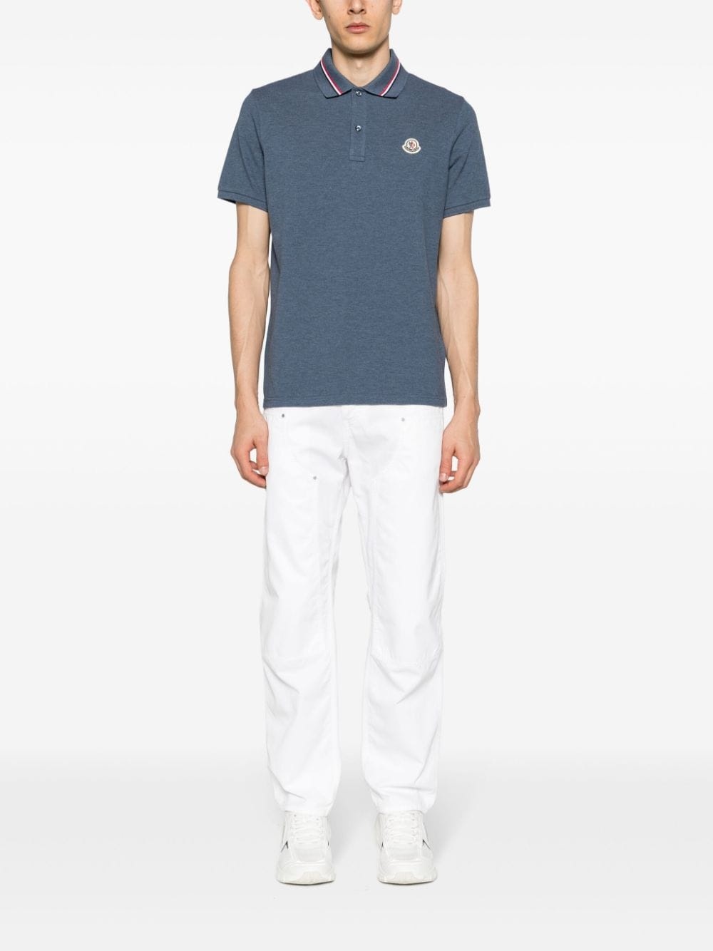 logo-patch piquÃ© polo shirt - 2