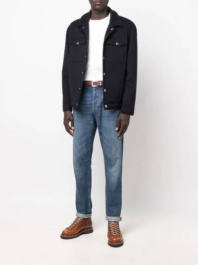 Brunello Cucinelli button-up shirt jacket outlook