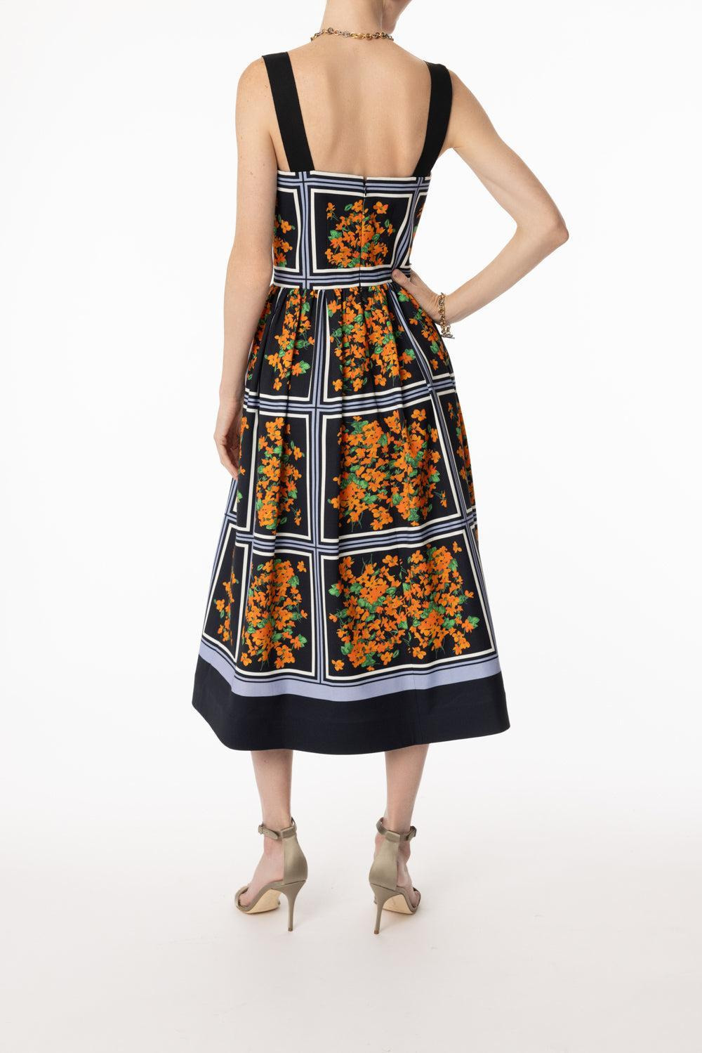 Thick Strap Midi Dress - 4