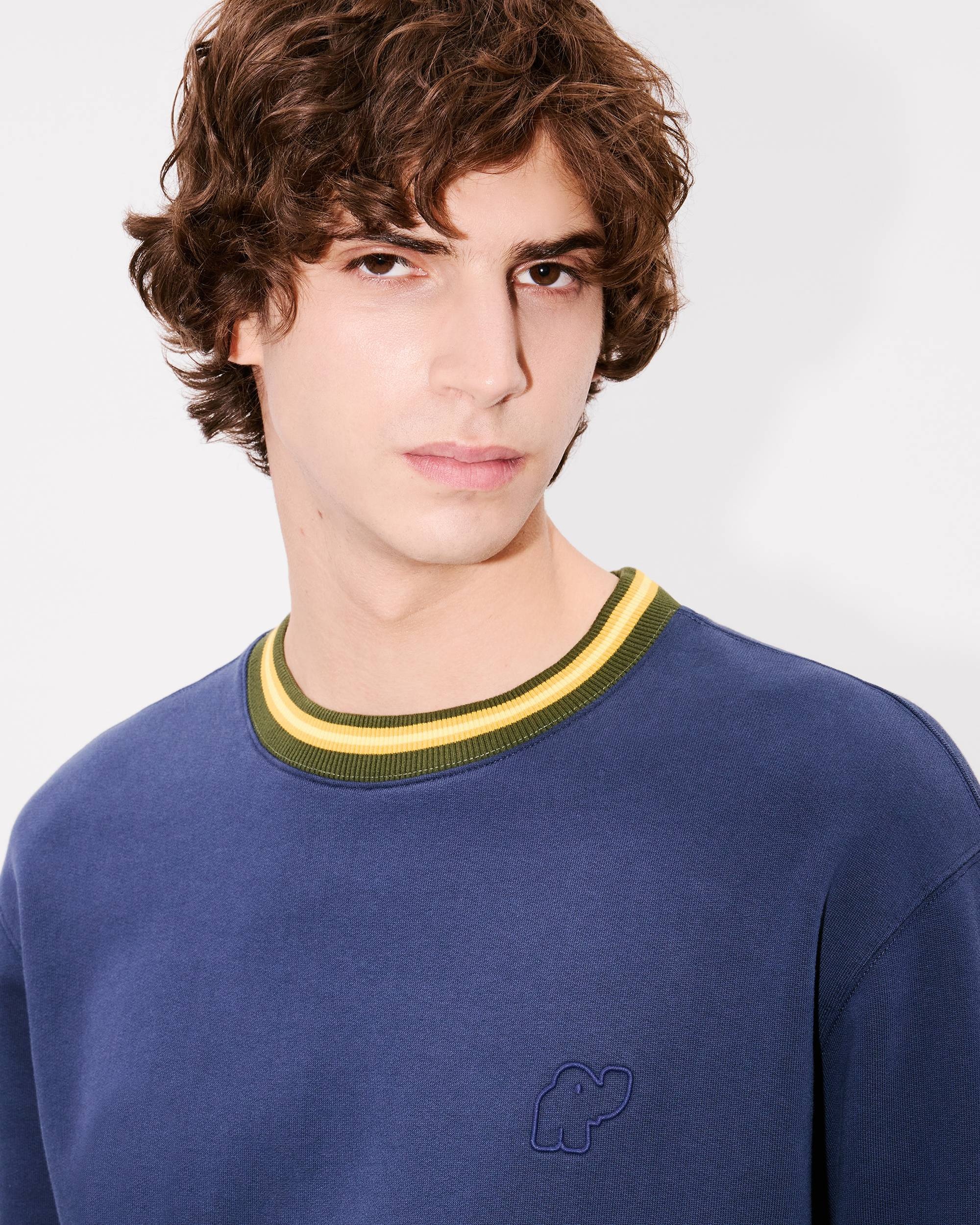 'KENZO Elephant Logo' embroidered sweatshirt in cotton - 6