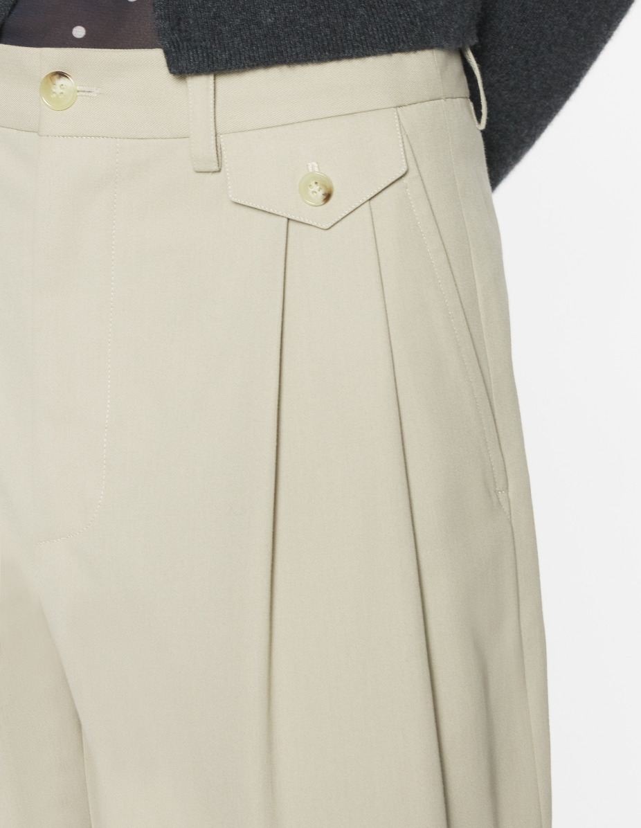 DOUBLE PLEATED PANTS - 4