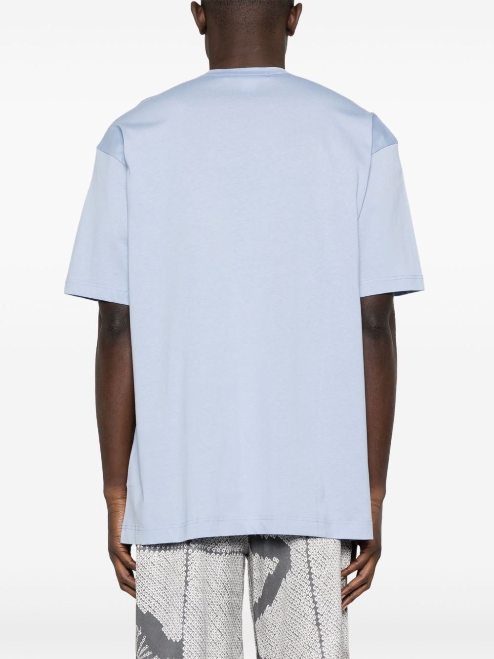 logo-print cotton T-shirt - 3