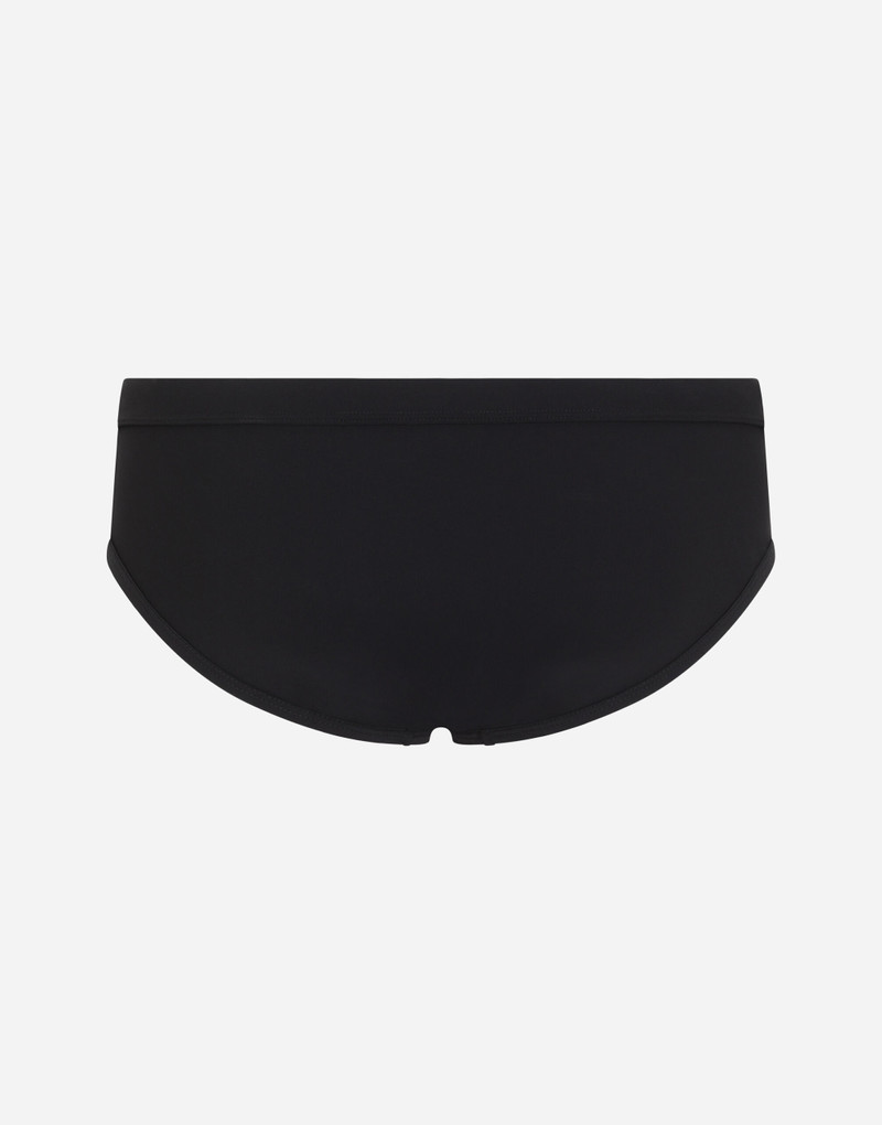 Dolce & Gabbana Swim briefs with Dolce&Gabbana label outlook