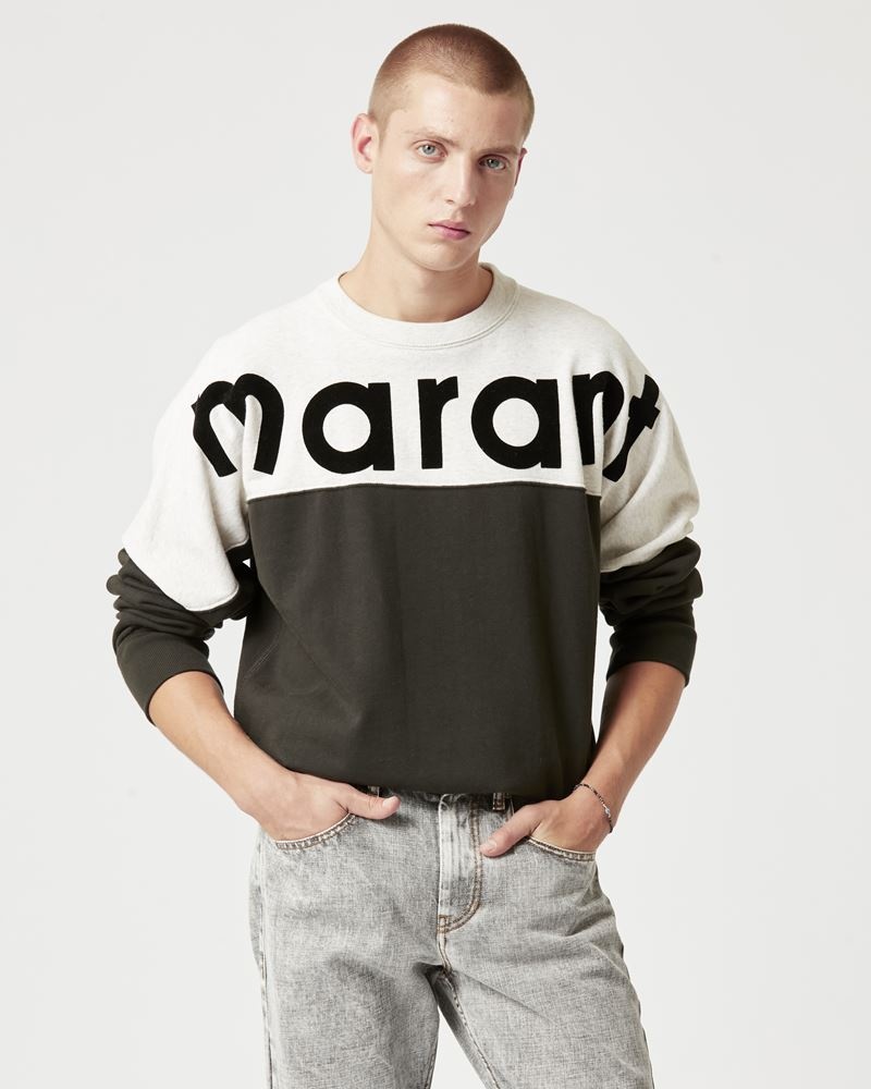 ★関税込★Isabel Marant★Howley Two Tone Logo Sweatshirt★ Isabel Marant HOWLEY TWO-TONE 