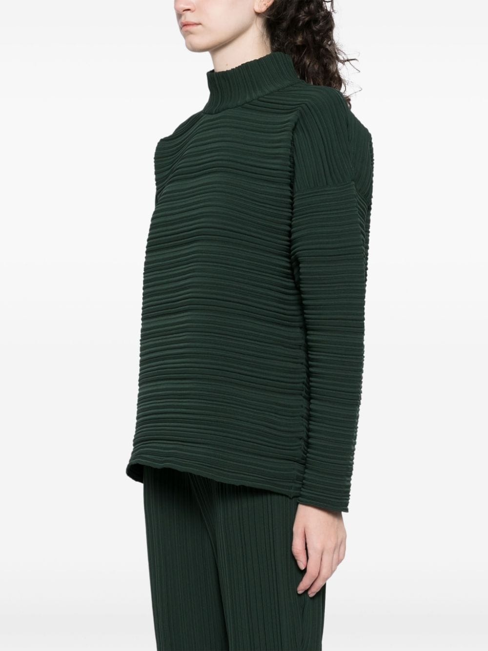 crepe knitted top - 3