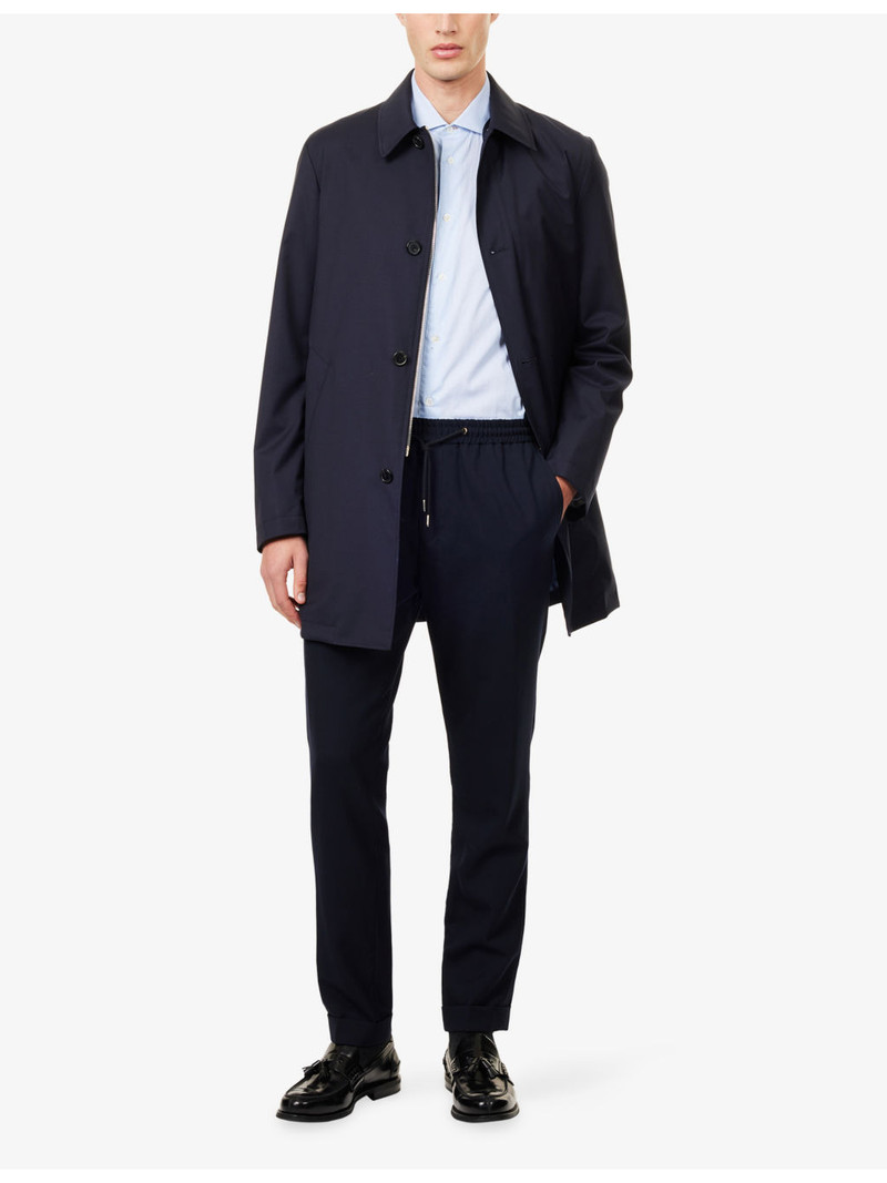 Paul Smith Classic-Collar Long-Sleeve Wool Coat outlook