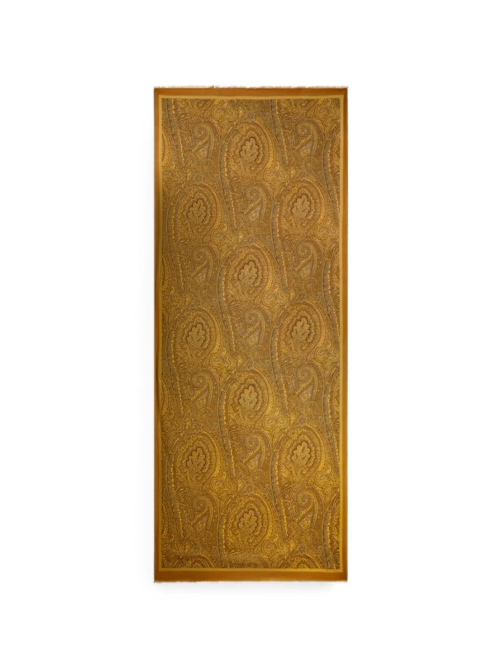 modal and cashmere scarf with Arnica motif - 1