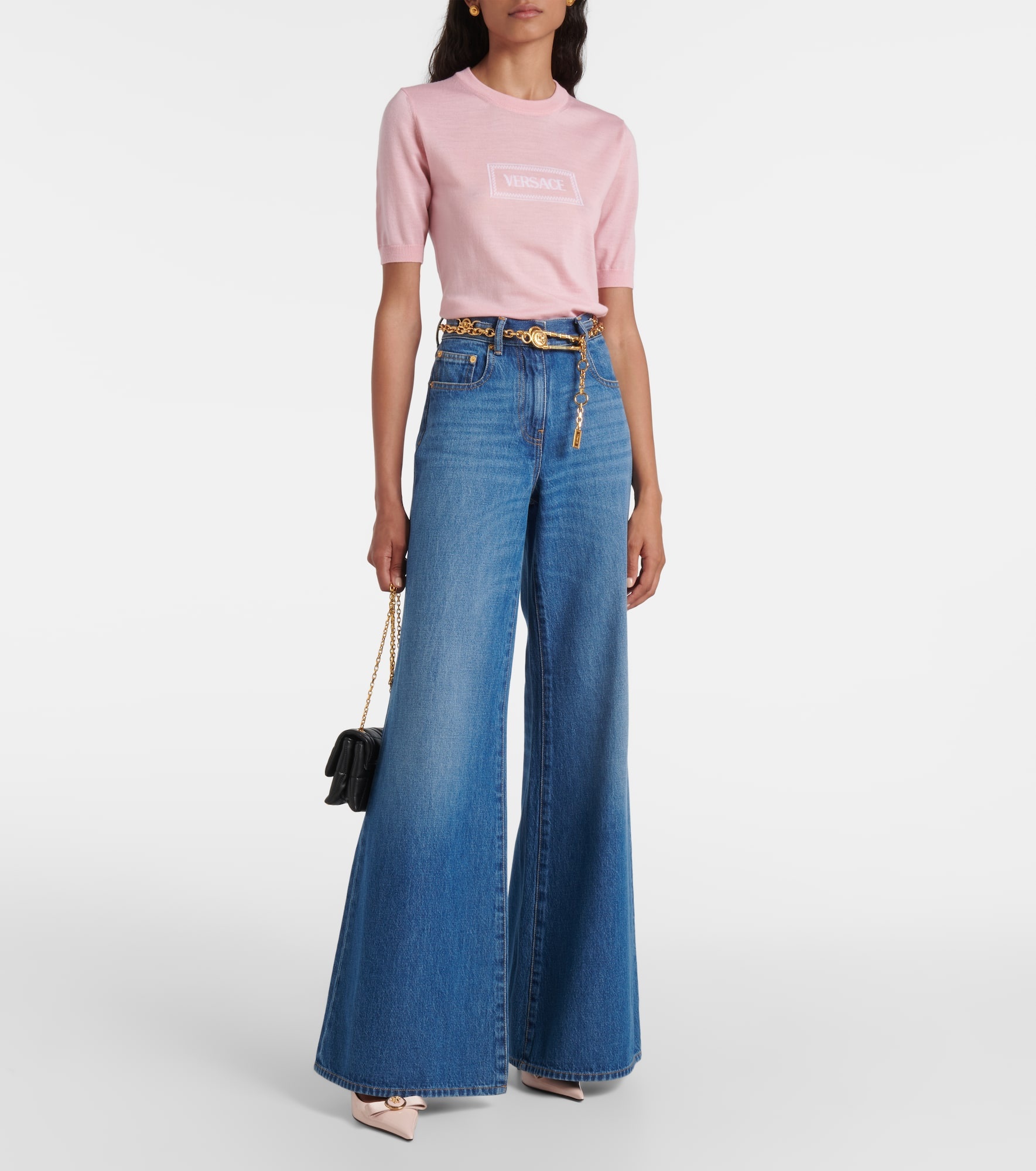 Medusa '95 high-rise flared jeans - 2