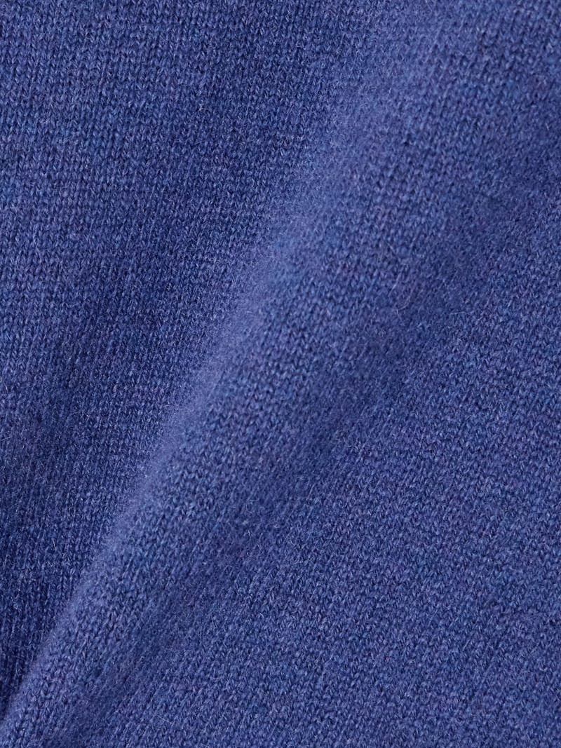 Cashmere and wool-blend turtleneck sweater Blue 5