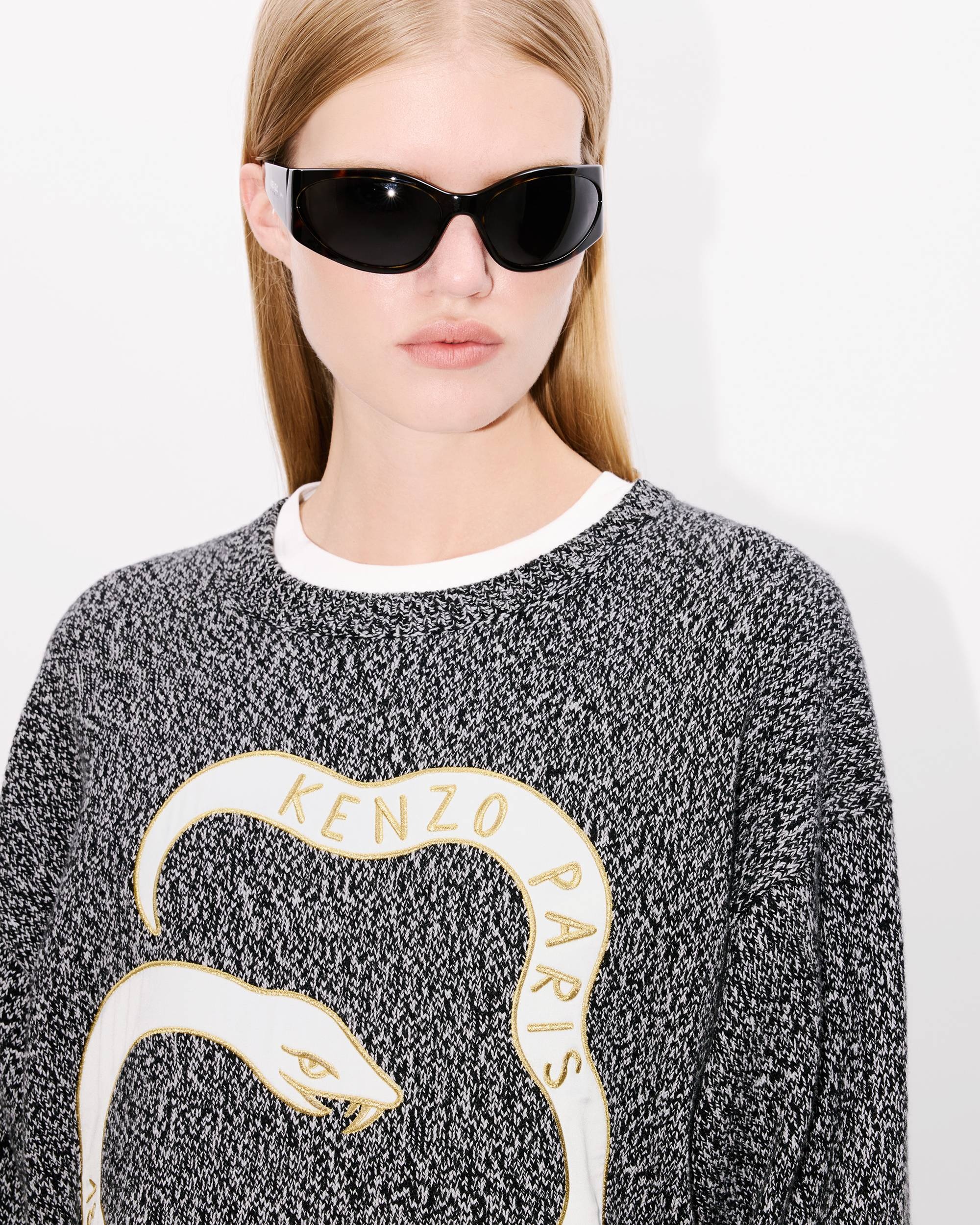 'Lunar New Year' genderless jumper in wool and cotton - 6
