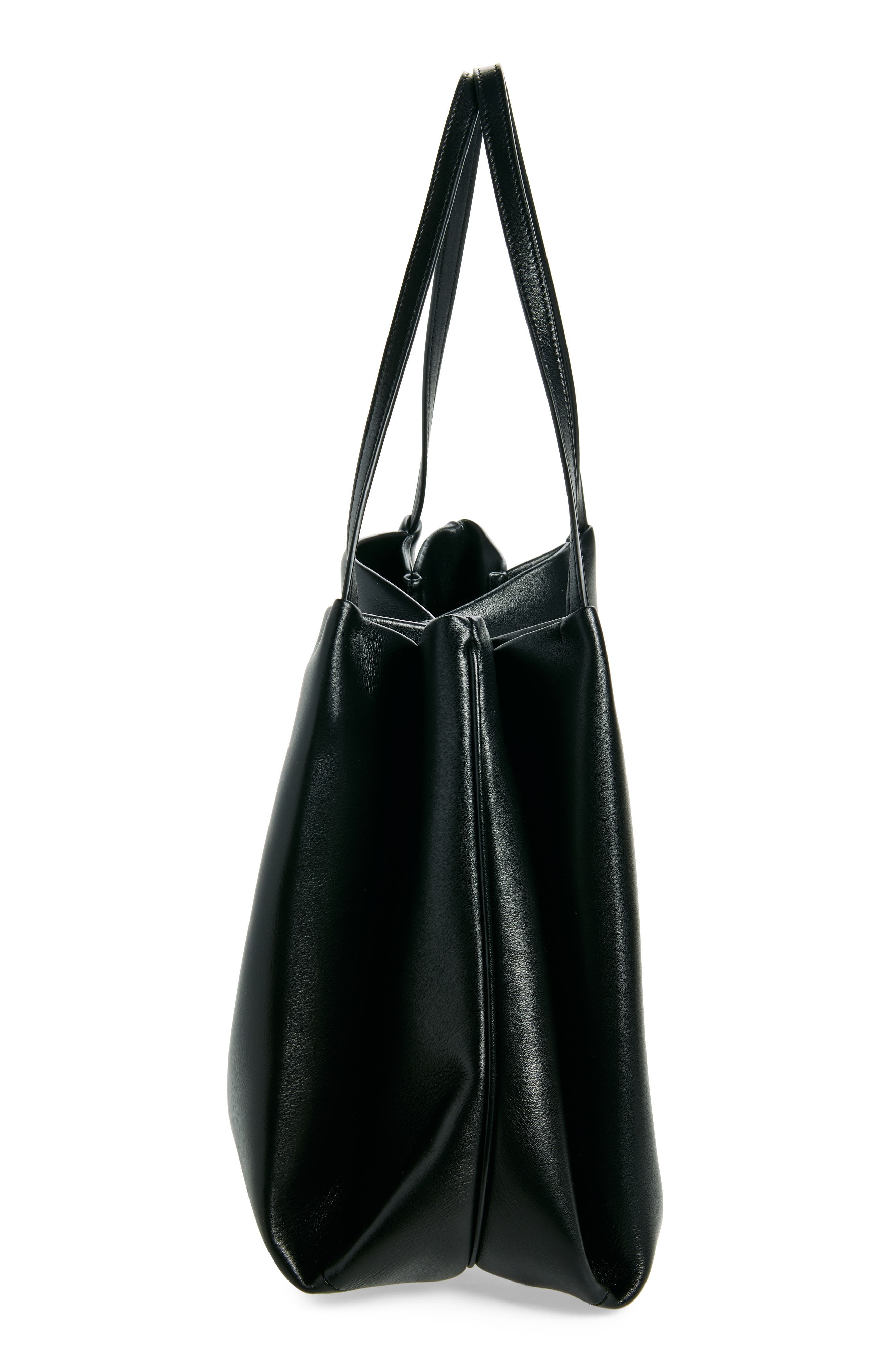 FERRAGAMO Medium Lily Leather Tote in Nero at Nordstrom - 6