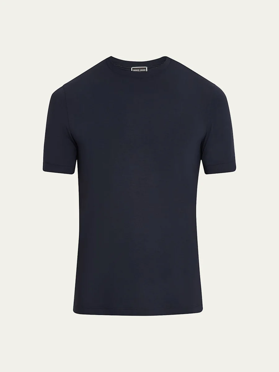 Men's Textured Stretch T-Shirt - 1