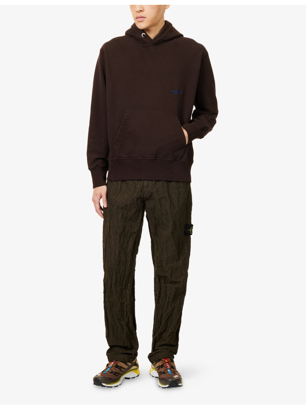 Marina Embroider-Text Cotton-Jersey Hoody - 2
