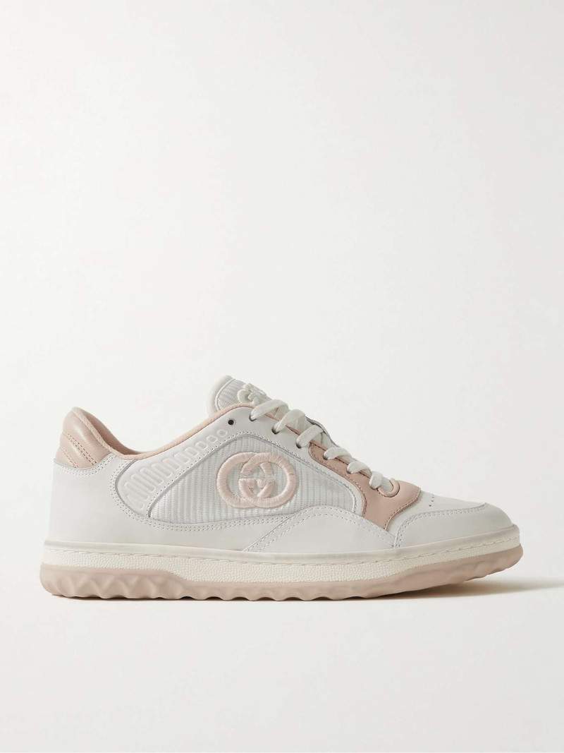 MAC80 distressed leather sneakers - 1