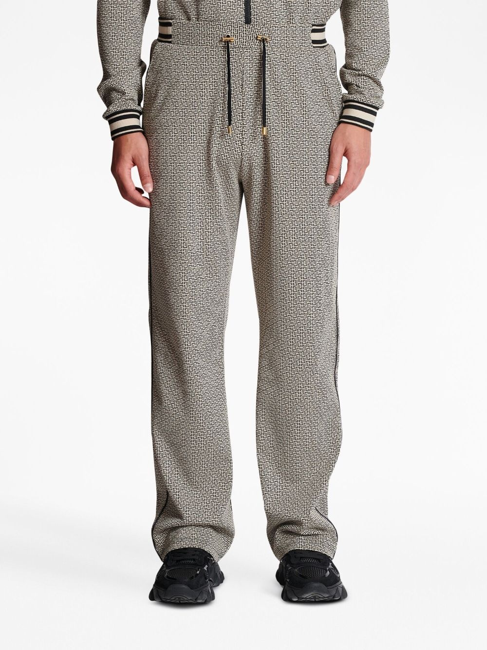 mini monogram-jacquard track pants - 5
