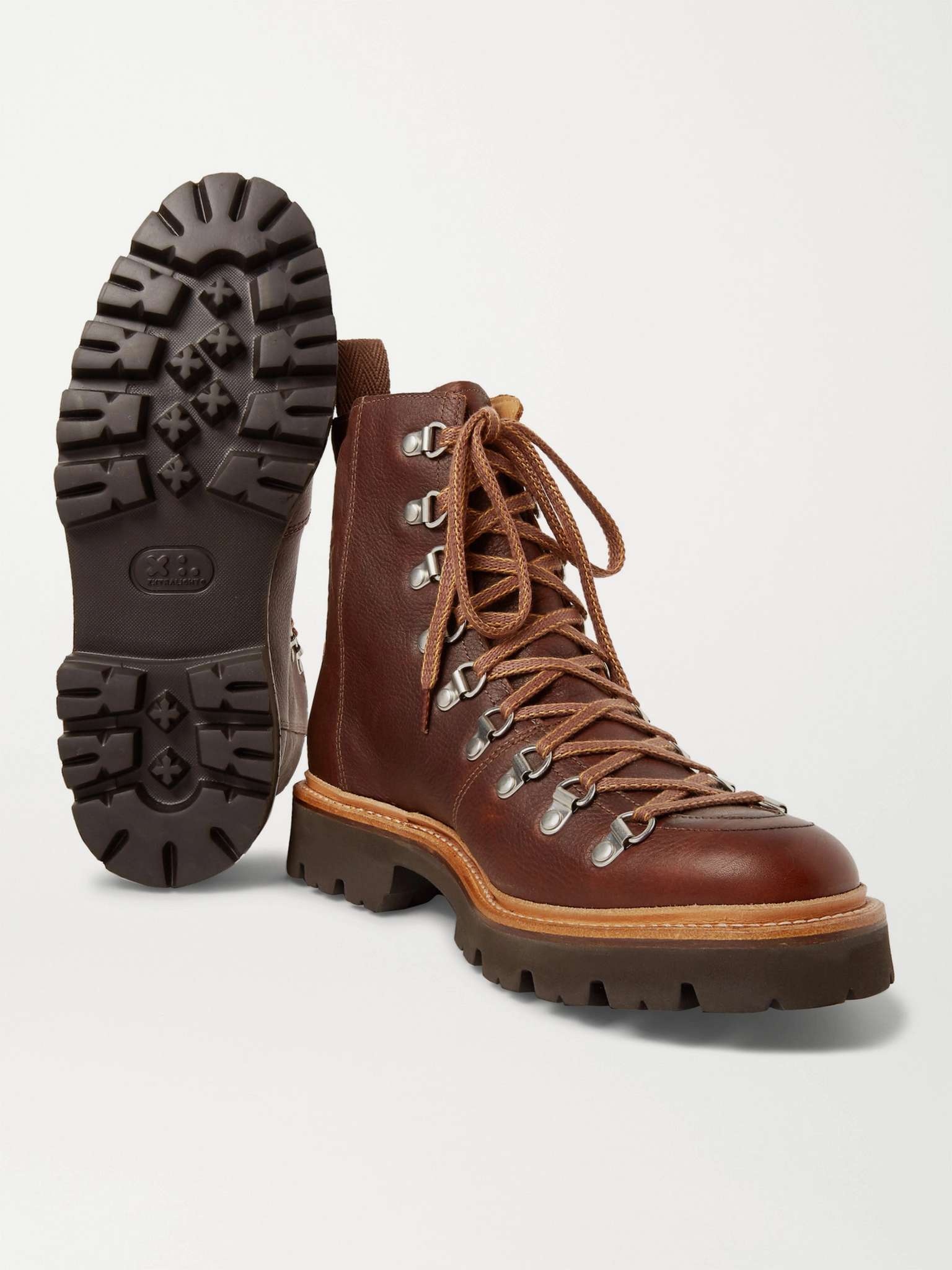 Brady Full-Grain Leather Boots - 7