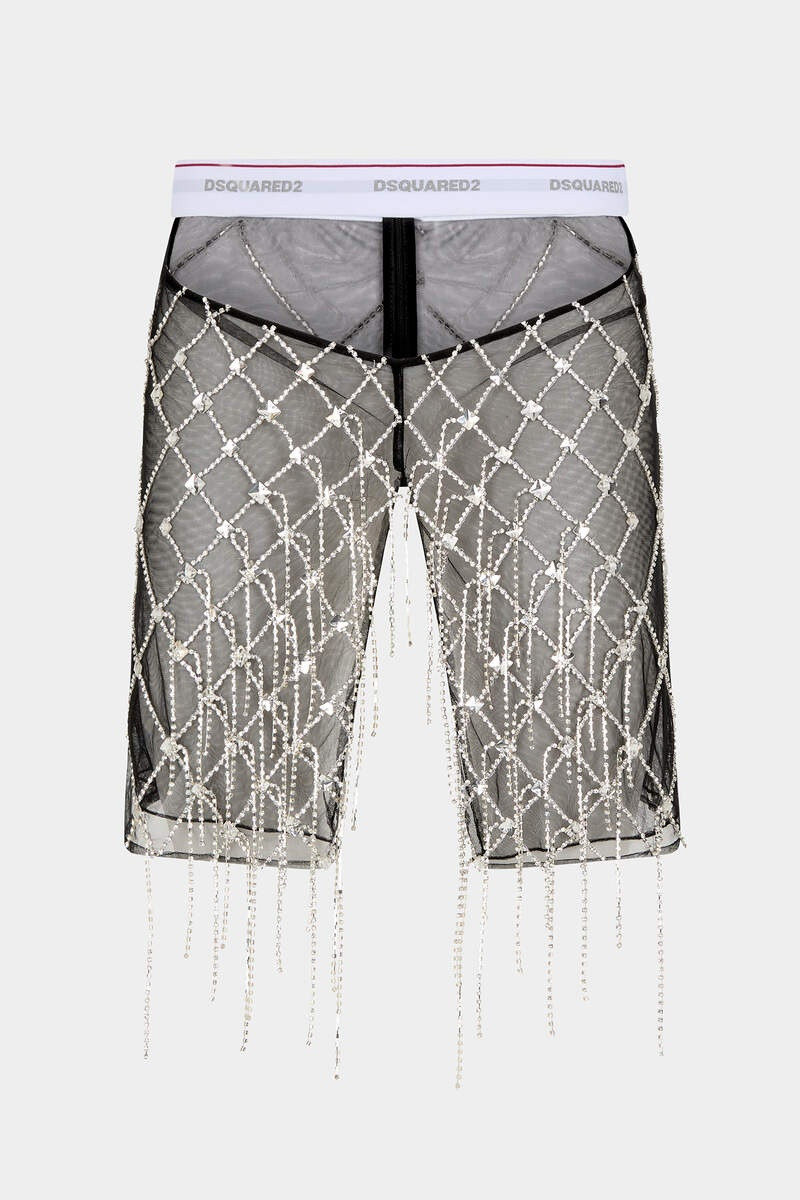 CRYSTAL CAGE MINI SKIRT 1