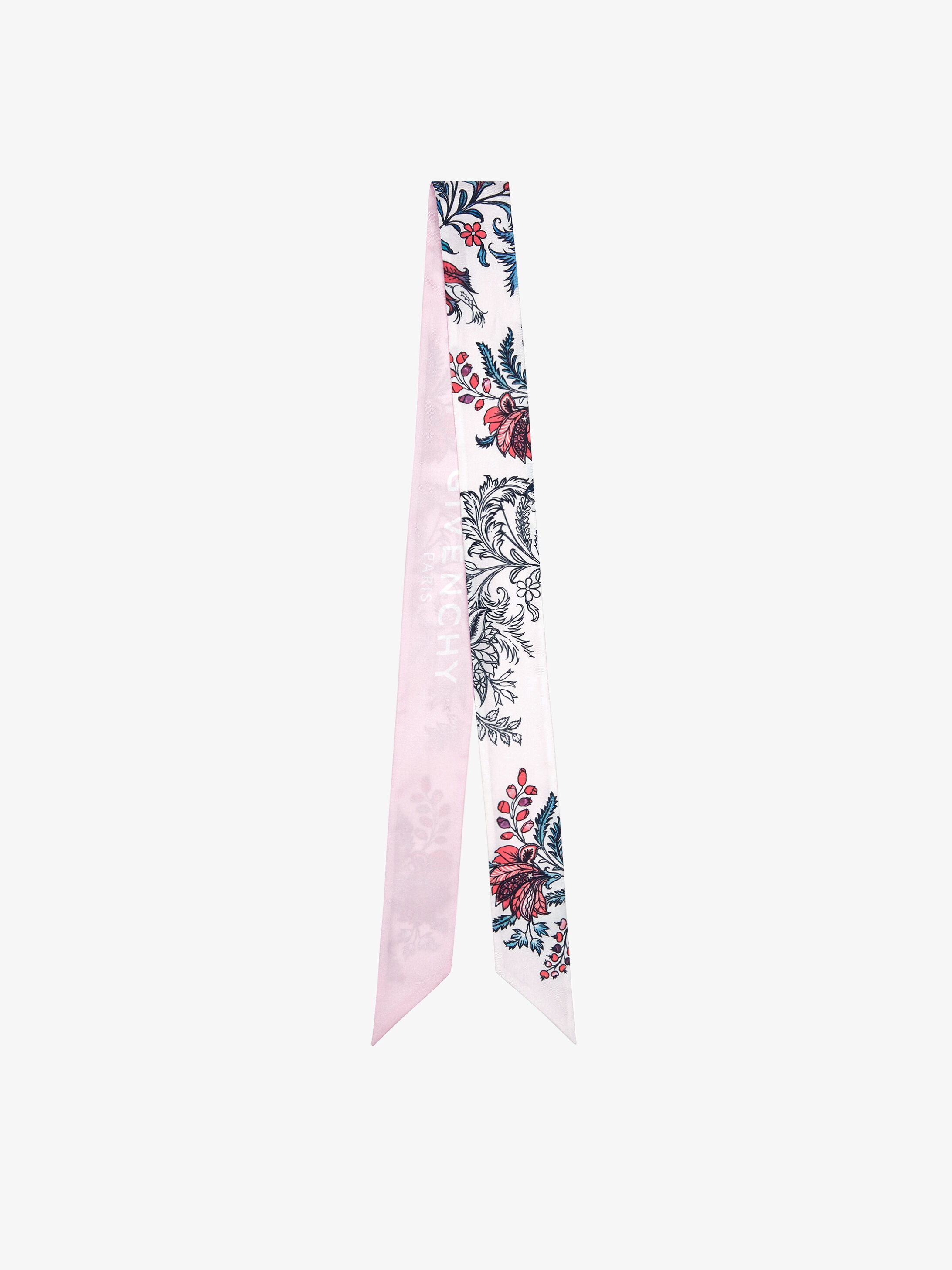 GIVENCHY headband in floral printed silk - 1