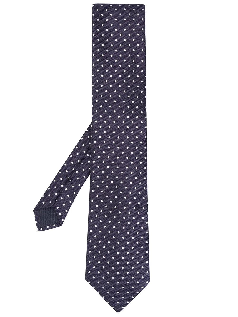 polka dot jacquard tie - 1