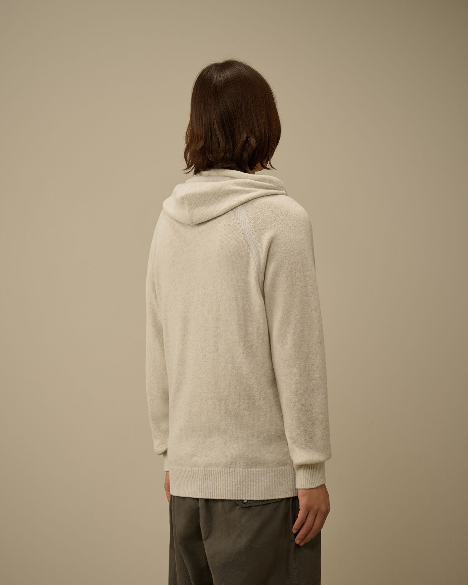 Fleece Knit Hooded Sweater - 4
