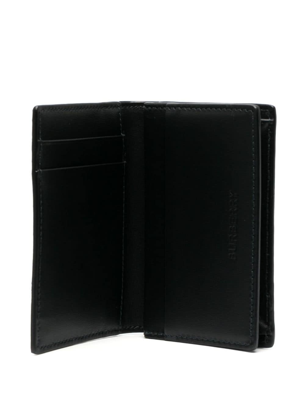 logo-lettering checked wallet - 3