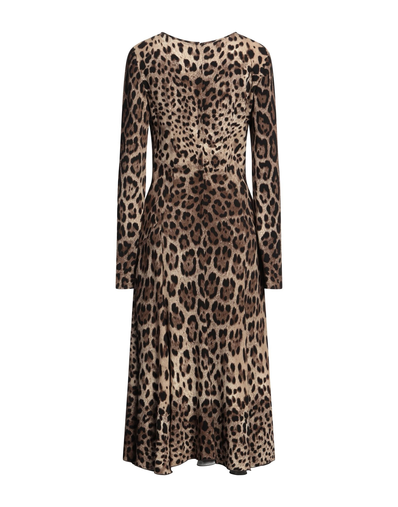 Brown Women's Elegant Dress - 2