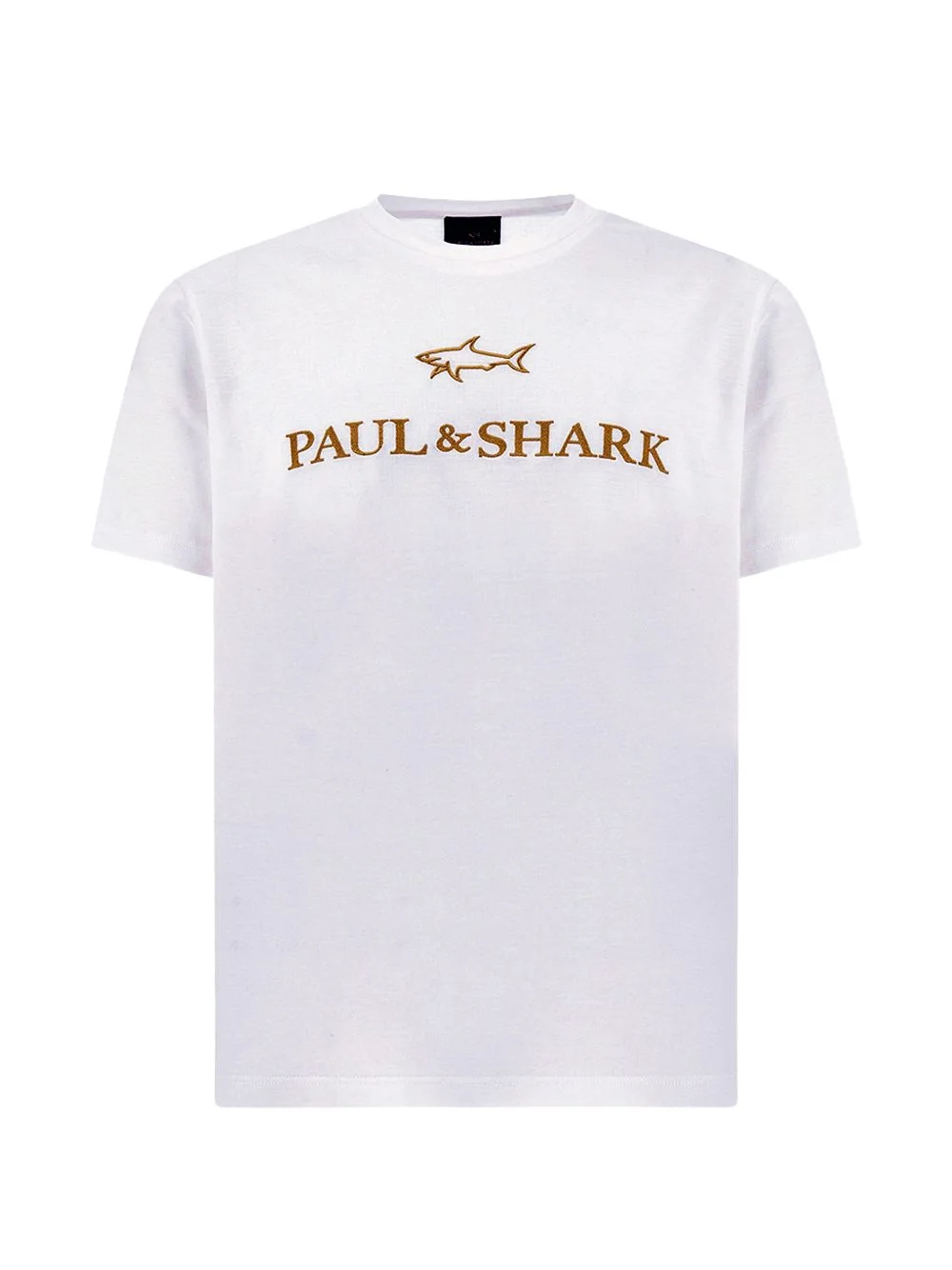 logo-embroidered cotton T-shirt - 1