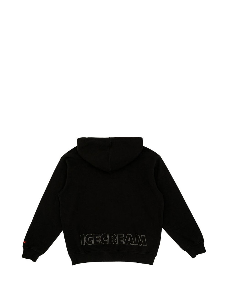 ICECREAM Kobe embossed hoodie outlook